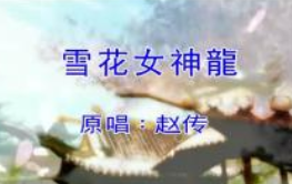 《雪花女神龙》主题曲歌名